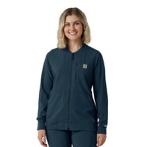 C82410  Force Cross Flex Women’s Lightweight Scrub Jacket Navy