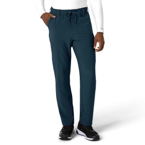 C56410  Carhartt Force Cross-Flex Men's Straight Leg Scrub Pant NAVY