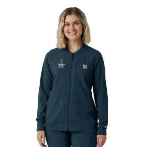 C82410  Force Cross Flex Women’s Lightweight Scrub Jacket Navy